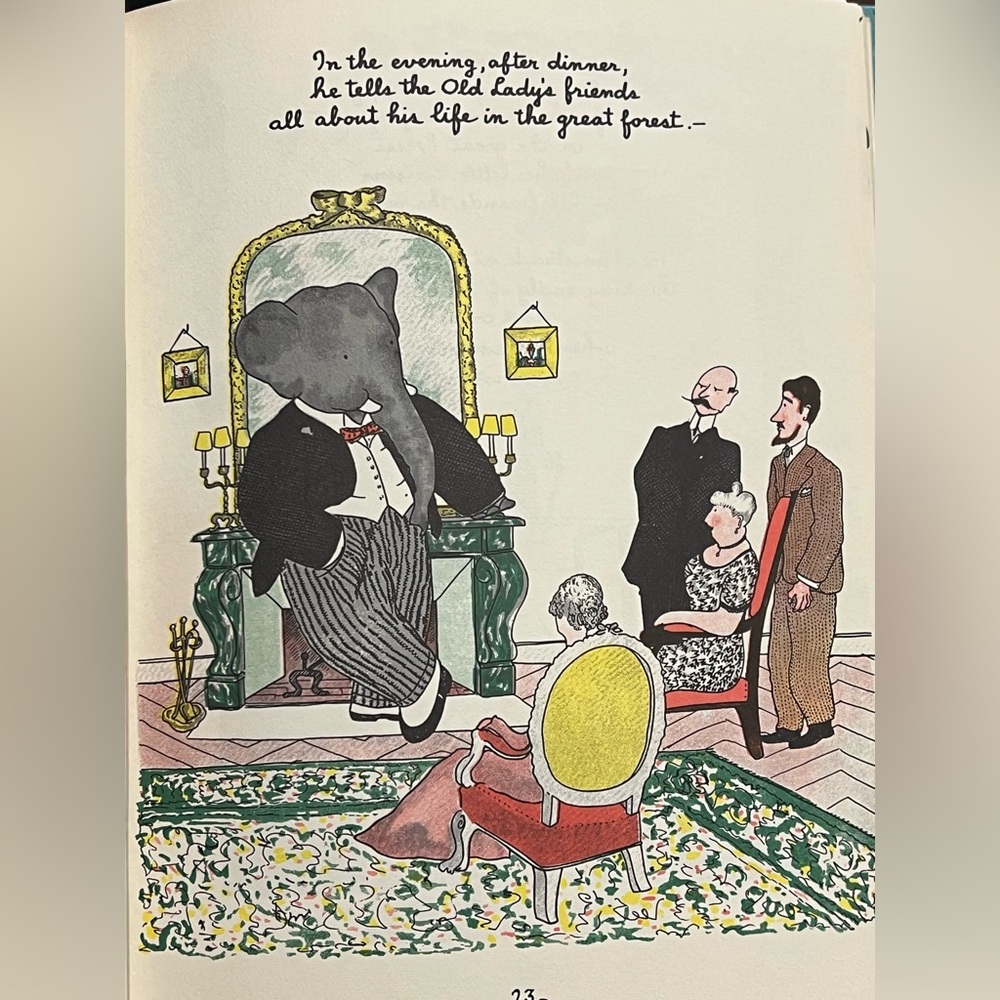 Vintage Dandelion Library Book – The Story of Babar & Heidi – 1960 Edition - Picture 6 of 15